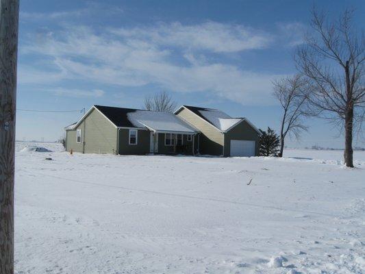 5 of 8 Front New Home Construction Basement to Roof