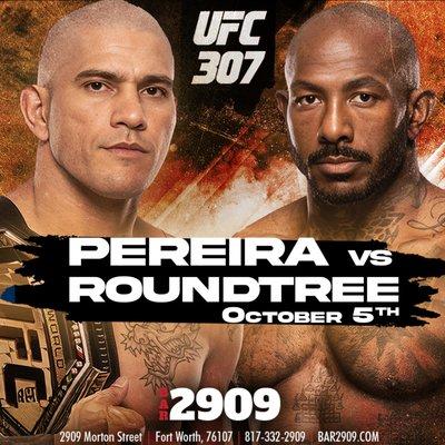 UFC 307: Pereira vs. Rountree Jr. Live PPV Event | No Cover Charge