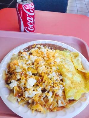 Best chilaquiles around and only $6