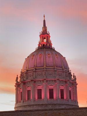 View of City Hall from my 7th-floor balcony!