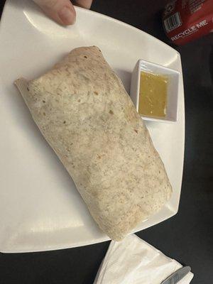 Shrimp burrito