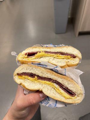 Turkey Bacon egg cheese