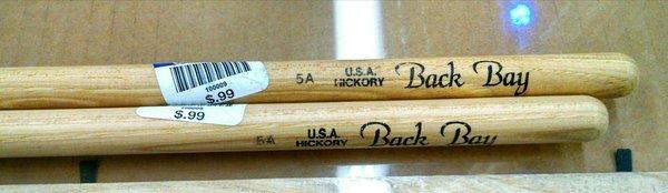 Goodwills attempt to rip the consumer off by selling a PAIR of drum sticks individually.