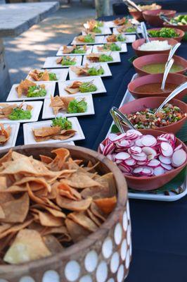 We offer catering with full setup and service! Perfect for any event. Visit our website for details and to book your next celebration.