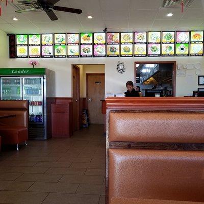 dining area and order counter