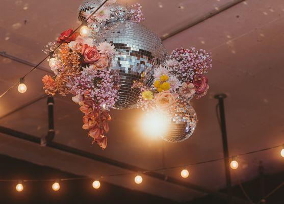 Love the disco ball florals!