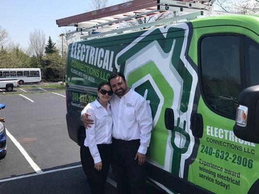 Owners Maria and Guillermo enjoying an Easter day celebration at Church of the Redeemer.