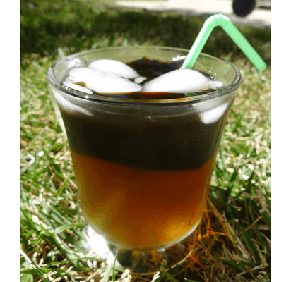 Winter Mellon tea with Grass Jelly