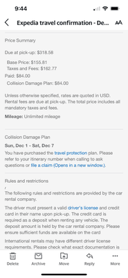 Receipt for $318 but was charged $978 at the counter.  Plus an additional $235 was charged on our card 10 days later.