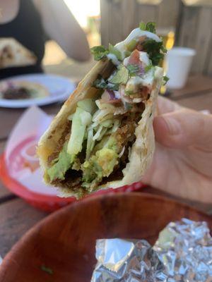 Fried Avocado Taco