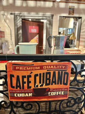 Cuban coffee made here