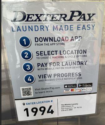 We offer dexter pay!