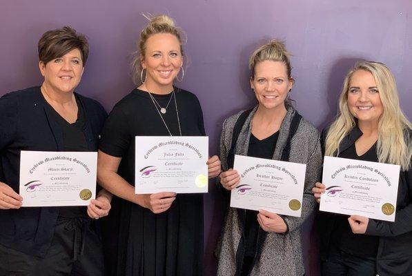 Microblading Graduates