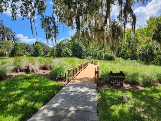 Rear trail water area