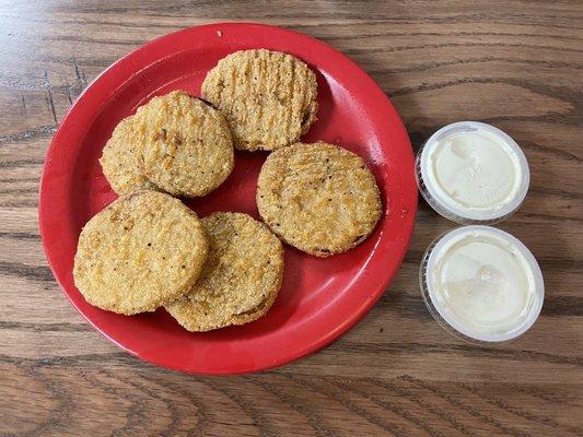 Fried green tomatoes