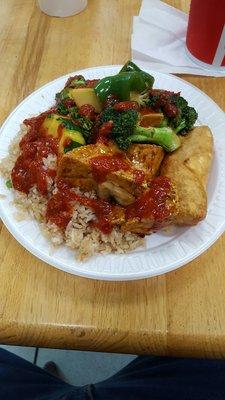 Tofu homestyle at this place is actually pretty good. Oh course, a lot of chili oil makers it better!