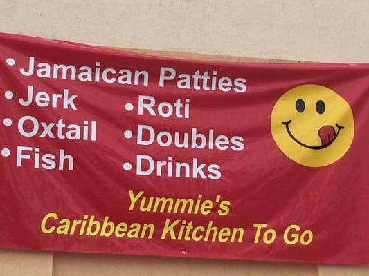 Yummie's Caribbean Kitchen just inside of GFM, serving mouthwatering Caribbean food! Go try it!