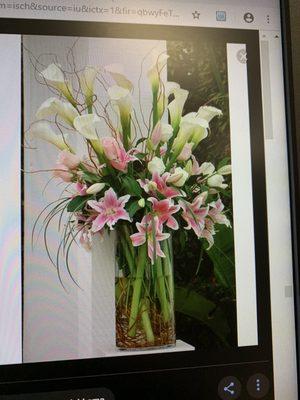 Cala lily bouquet