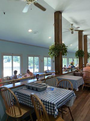 Interior with view overlooking the Kentucky River