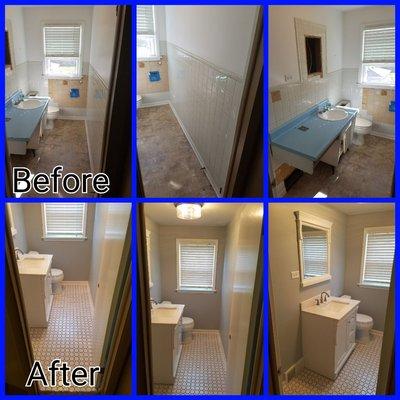 Bathroom remodel