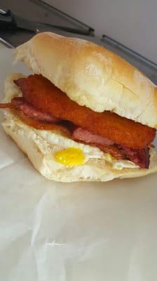 Breakfast BUNDLE (KEILBASA-EGG-CHEESE with a Hashbrown)