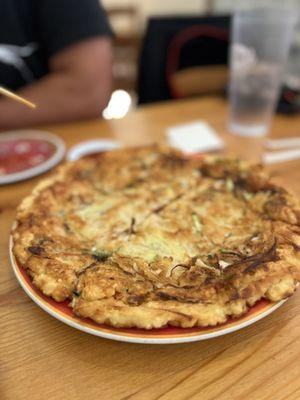 Seafood veggie pancake