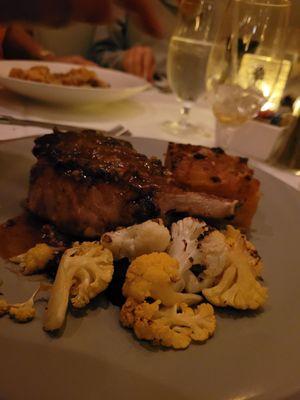 Pork Chop with Cauliflower