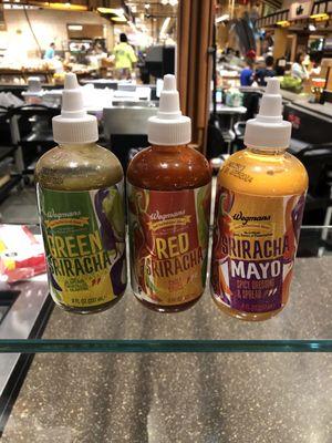 Wegmans signature sandwich sauces..