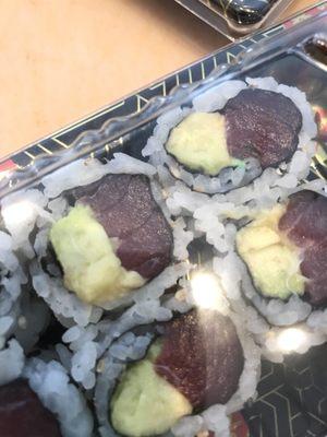 Yummy Tuna Avocado roll !