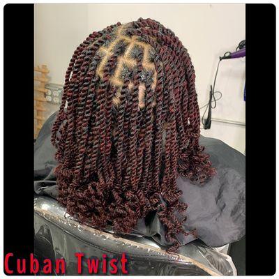 Cuban twist as seen in pic