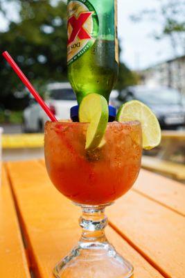 Micheladas are a must at Salsa Limón. Happy hour M-F 4-6pm!