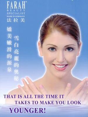 FARAH Professional Specialist: 
 Advanced  SkinCare Facial & Body Treatment and Products.
 www.katysface.com