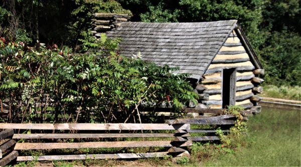 Cabin near entrance