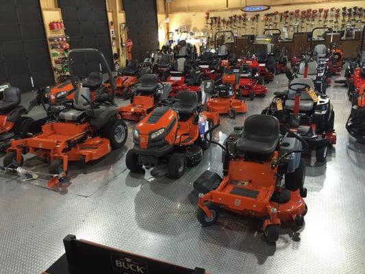 Lots of mowers