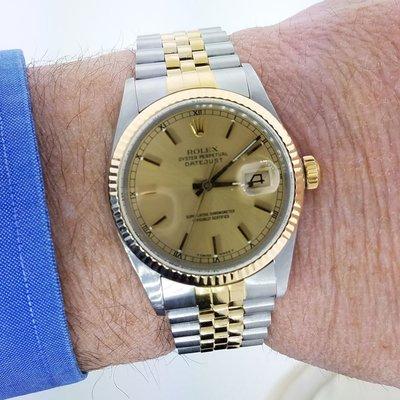 Previously loved Rolex DateJust.