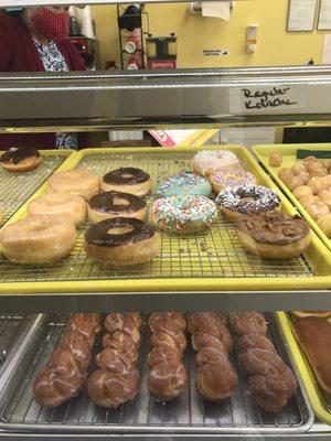 Some of their doughnut displays. We came when they're almost closing so they just have a few left.