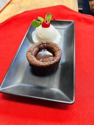 Chocolate lava cake