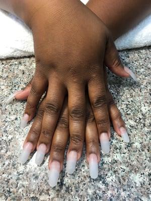 Long Set of Acrylic Nails