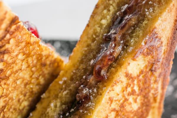 PB&J Stuffed French Toast