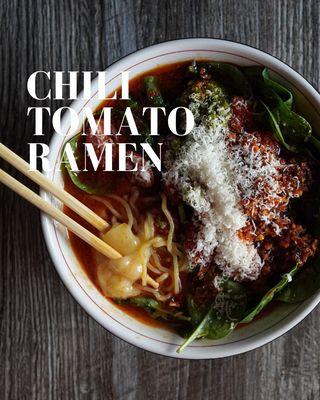 Chili Tomato Ramen, owner's recommend!