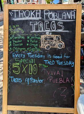 Taco Tuesday Specials! (7/2024)