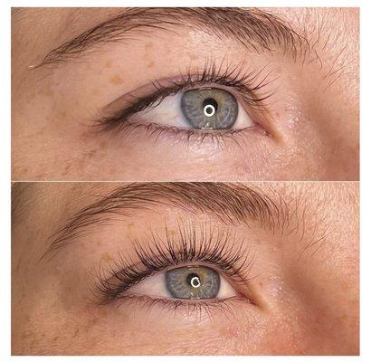 Lash lift done by Ricki