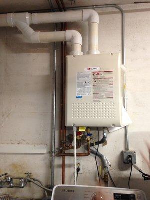 Tankless Water Heater installation