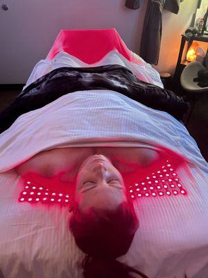 LED Therapy avialalbe with sessions or as a stand alone service!