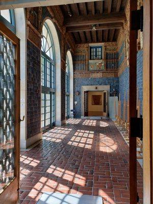 Beautiful tiled passway