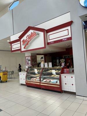 Mrs. Fields Cookies Store Front, Southland Mall, Hayward, CA.