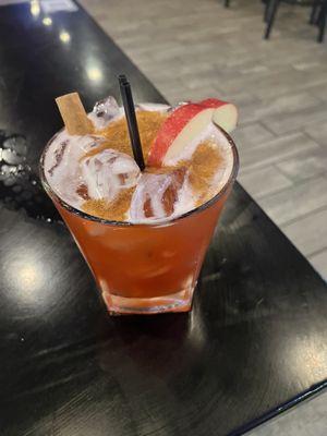 Crown apple spice cocktail