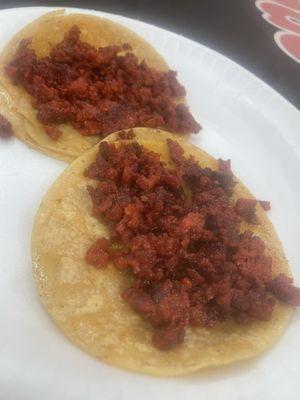 Chorizo Tacos