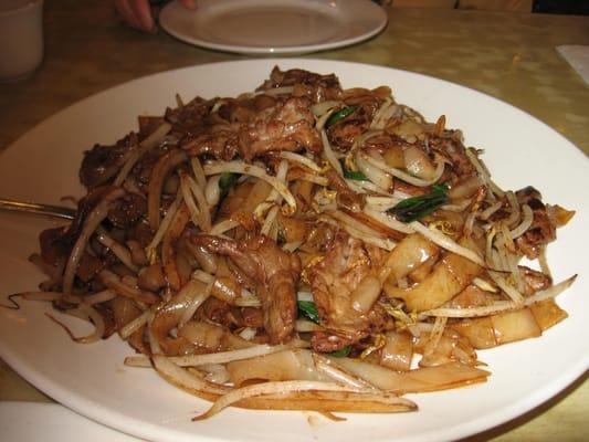 Beef chow fun.