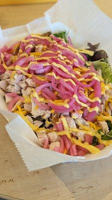 absolutely awesome smoked turkey salad